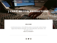 Tablet Screenshot of jchrisgriffin.com